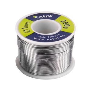 Alambre de Soldadura con Núcleo de Flujo EXTOL 9947, 1mm, 250g, Gris Plateado, en Rollo, Suave, <span class=keywords><strong>para</strong></span> Soldadura Doméstica - Product Image 1