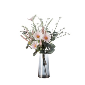 Bouquet de fleurs artificielles Enxing en plastique et tissu PU pour mariage et décoration intérieure CF01227 - Product Image 5