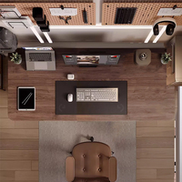 Bureau debout électrique ergonomique en acier à hauteur réglable – Design moderne pour chambre, bureau à domicile et usage commercial