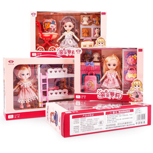6 pulgadas móviles conjunto <span class=keywords><strong>de</strong></span> muñecas <span class=keywords><strong>de</strong></span> vinilo juguetes vestido accesorios encantadora princesa muñeca <span class=keywords><strong>de</strong></span> moda regalo decoración fingir jugar muñeca las <span class=keywords><strong>niñas</strong></span> - Product Image 4