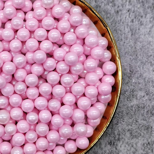 Perles de sucre roses en forme de bonbons pour la décoration de gâteaux, bonbons gélifiés pour la décoration de gâteaux, ornements pour la Saint-Valentin, pâtisserie, ustensiles de cuisson - Product Image 1