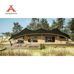 Tente de glamping de luxe imperméable en PVDF Kawagebo Kamp (KK) avec salle de bain pour hôtel de villégiature en plein air - Product Image 3