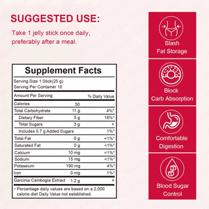 Venta al por mayor OEM Coleology Cutting Jelly suplemento con semillas de Chia y colágeno Garcinia Cambogia extracto Jelly Sticks - Product Image 5