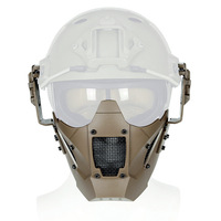 Masque Kango Iron Warrior demi-visage, module combinable, accessoires pour casque FAST, protection à séchage rapide pour la conduite sur le terrain