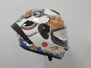 JBZ ECE 22.06 ABS motorhelm met volledig gezichtbedekking, snelontgrendeling en dubbel vizier voor cross-country gebruik - Retrofit/Upgrade - Product Image 4
