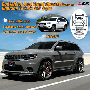 Kit de Carrocería Estilo SRT8 para Jeep Grand Cherokee 2011-2013 con Faros LED, Parachoques Traseros y <span class=keywords><strong>Parrilla</strong></span>, Directo de Fábrica - Product Image 1