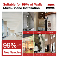 Fabrik preis Hot MCM Travertin Dekor Flexible Stein verkleidung Verwenden Sie Hotel School Exterior Interior Wall
