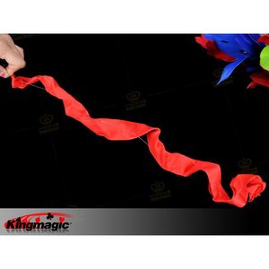 G0456 Foulard en soie transformé en roses (Rouge)(Jaune)(Bleu) Accessoires de magie de scène King Magic Foulard en soie Magie de scène Vente en gros - Product Image 2