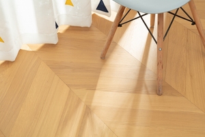 Parquet en chêne personnalisable en 50 couleurs, système TAP & GO, parquet en bois dur, <span class=keywords><strong>chevron</strong></span>, en forme d'arête <span class=keywords><strong>de</strong></span> poisson - Product Image 3
