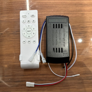 Ventilateur de plafond avec lumière, télécommande, conversion de fréquence 35W, six vitesses réglables, lumière, récepteur universel 24V - Product Image 5