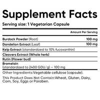 Capsules Complexe Lymphatique OEM 6-en-1 : Compléments Herbales Équilibrant le Cortisol, Détoxifiant Corporel, Soin Immunitaire et Perte de Poids