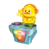 Jouet électrique pour enfants : canard musical, lumineux, style DJ, multidirectionnel, chantant et dansant