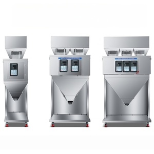 Machine de remplissage et de scellage rotative pour sauces <span class=keywords><strong>en</strong></span> granulés, avec machine d'emballage semi-automatique pour granulés et remplisseuse pondérale pour noix - Product Image 4