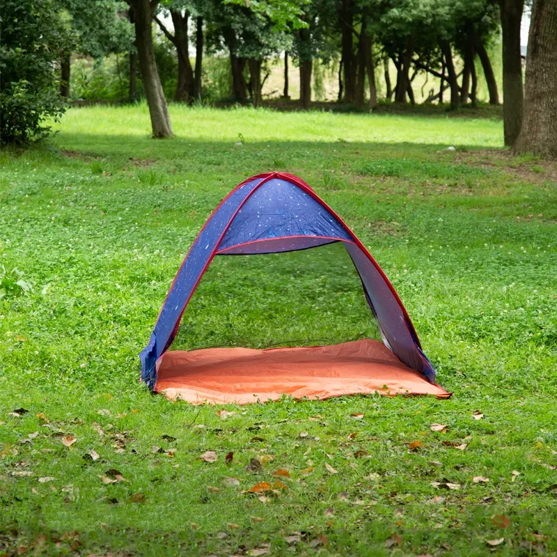 Outdoor Sun Shelter Padel Opvouwbare Automatische Strand Pop-Up Kampeeruitrusting Tent Tipi Tent Voor Kids Cot Tent Outdoor Camping