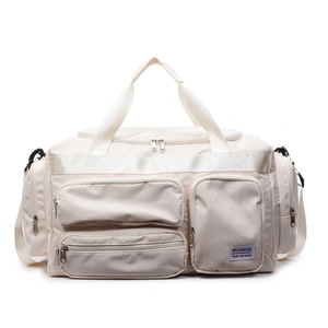 Sac de voyage décontracté multi-poches de style européen et américain avec compartiment à chaussures indépendant, personnalisable, pour le linge sale - Product Image 3
