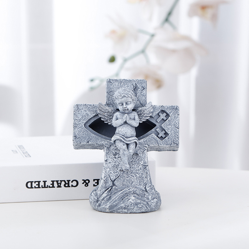 Grey Cross Angel