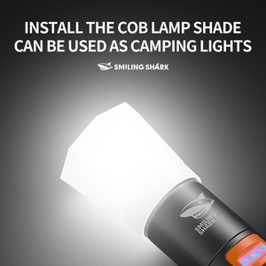 สไมล์ลิ่ง ชาร์ค M77 ไฟฉาย LED แบบชาร์จไฟได้ USB พร้อมจอแสดงผลไฟฟ้า ไฟส่องสว่างสำหรับตั้งแคมป์กลางแจ้ง - Product Image 2