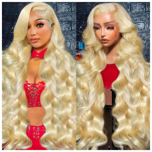 Wholesale Price 613 HD Lace Frontal <strong>Wig</strong> 200% Density 13x6 <strong>Blonde</strong> Body Wave Lace Front <strong>Wigs</strong> Human Hair Glueless <strong>Wigs</strong> for Women - Product Image 1