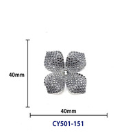 Fleur de chaussure en forme de papillon avec strass - Accessoires décoratifs pour le dessus des chaussures à talons hauts pour femmes