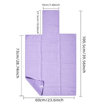 Serviette de Pilates personnalisée épaisse, antidérapante, légère et pliable, en microfibre absorbante pour tapis de Pilates, équipement de fitness et salle de sport