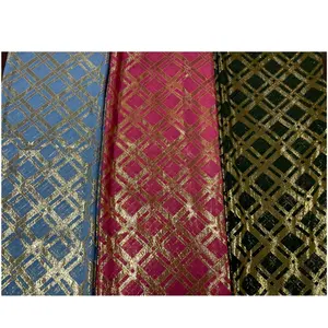 Hot Sale Somali Dirac Metallic Jacquard Silk With Gold Lurex Silk Fabric Dirac Somali Dirac Somali Dirac Set Farasawi