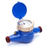 Vente chaude aux Philippines ISO 4064 Classe B Multi Jet Type sec Fonte Froid Dn20 Compteur d'eau