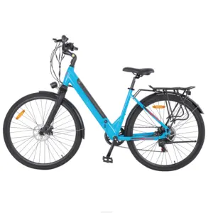 ES002 Ebike OEM fabrika 700C gidip elektrikli bisiklet 250W 350W 500W Hub Motor elektrikli bisikletler elektrikli bisiklet