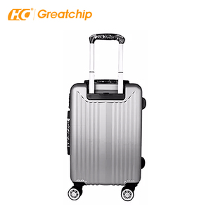 Valise trolley 100% aluminium, matériau PC pur, double verrouillage, extensible, pour ordinateur portable, avec roulettes - Product Image 4