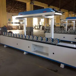 door frame window profile wrapping machine with cold glue