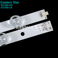 Bande lumineuse LED pour téléviseur ES-069 ELG POLA2.0 55'' R L TYPE REV 0.1 2012.10.18 pour barre lumineuse LED ELG 55LN POLA 14 pièces/ensemble