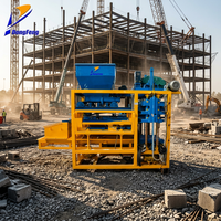 Machine à Briques QTJ4-25 : Nouvelle Machine Automatique Compacte pour la Fabrication de Briques en Béton et de Matériaux de Construction Interbloqués