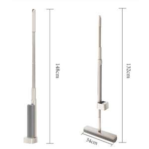 Ensemble de nettoyage de toilettes en caoutchouc, brosse de toilette en silicone à long manche sans coin mort - Product Image 6