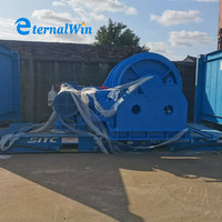 Treuil électrique marin à double tambour, câble métallique, étanche IP56, équipement de levage pour remorqueurs, barges de construction et grues, 12000lbs