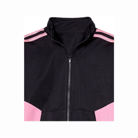 Ensemble veste et jogging en tricot classique avec fermeture à glissière devant pour filles survêtement pour école pour enfants vente en gros