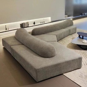 Sofás Modernos y Cómodos de Estilo Minimalista para Sala de Estar, Muebles Modulares de Lujo con Tapicería de Tela - Product Image 3
