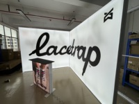 Stan Pameran Portabel yang Dapat Digunakan Kembali dengan Kotak Lampu untuk Pameran, Layar LED Backlit, Rangka Aluminium Modular, Kain Sublimasi Pewarna