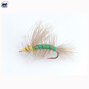 Señuelos de pesca con mosca seca Glow Hand-Tied Stonefly Stimulator de alta flotabilidad con pelo de ciervo <span class=keywords><strong>para</strong></span> trucha, lubina y salmón 8 #   10 # - Product Image 6