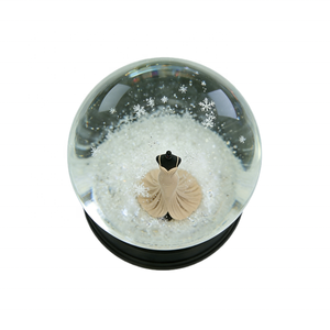 Globe de neige mannequin robe de mariée sirène élégante, décoration de luxe en résine avec effet neige pour mariages et cadeaux - Product Image 4