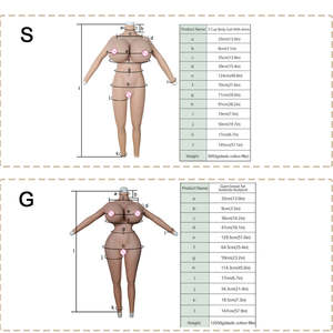 Copa <span class=keywords><strong>X</strong></span>/S travesti trajes de cuerpo completo de silicona pechos gigantes para hombre a mujer Sissy transgénero travesti Ladyboy Cosplay - Product Image 3