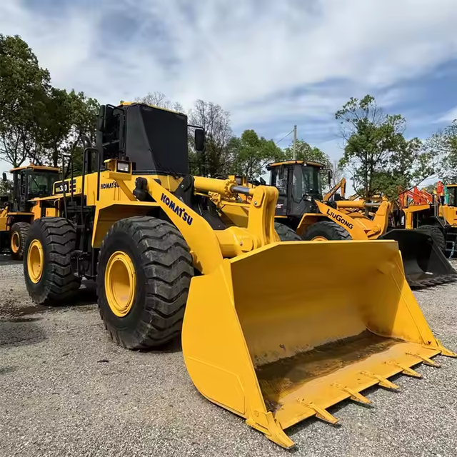 2023 Used Komatsu WA380 Front Loader Backhoe Loader Wheeled 4WD 5 Ton Capacity Shanghai Low Hours Quality Assurance Good Engine
