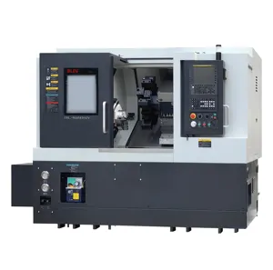 Ce chứng nhận Heavy-Duty loại nghiêng giường CNC Lathe CNC dọc máy quay với fanuc kiểm soát