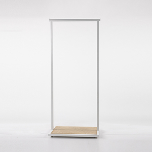 Venta caliente estilo moderno <span class=keywords><strong>de</strong></span> alta calidad soporte <span class=keywords><strong>de</strong></span> <span class=keywords><strong>ropa</strong></span> independiente tienda minorista percha <span class=keywords><strong>de</strong></span> <span class=keywords><strong>ropa</strong></span> estante <span class=keywords><strong>de</strong></span> exhibición - Product Image 1