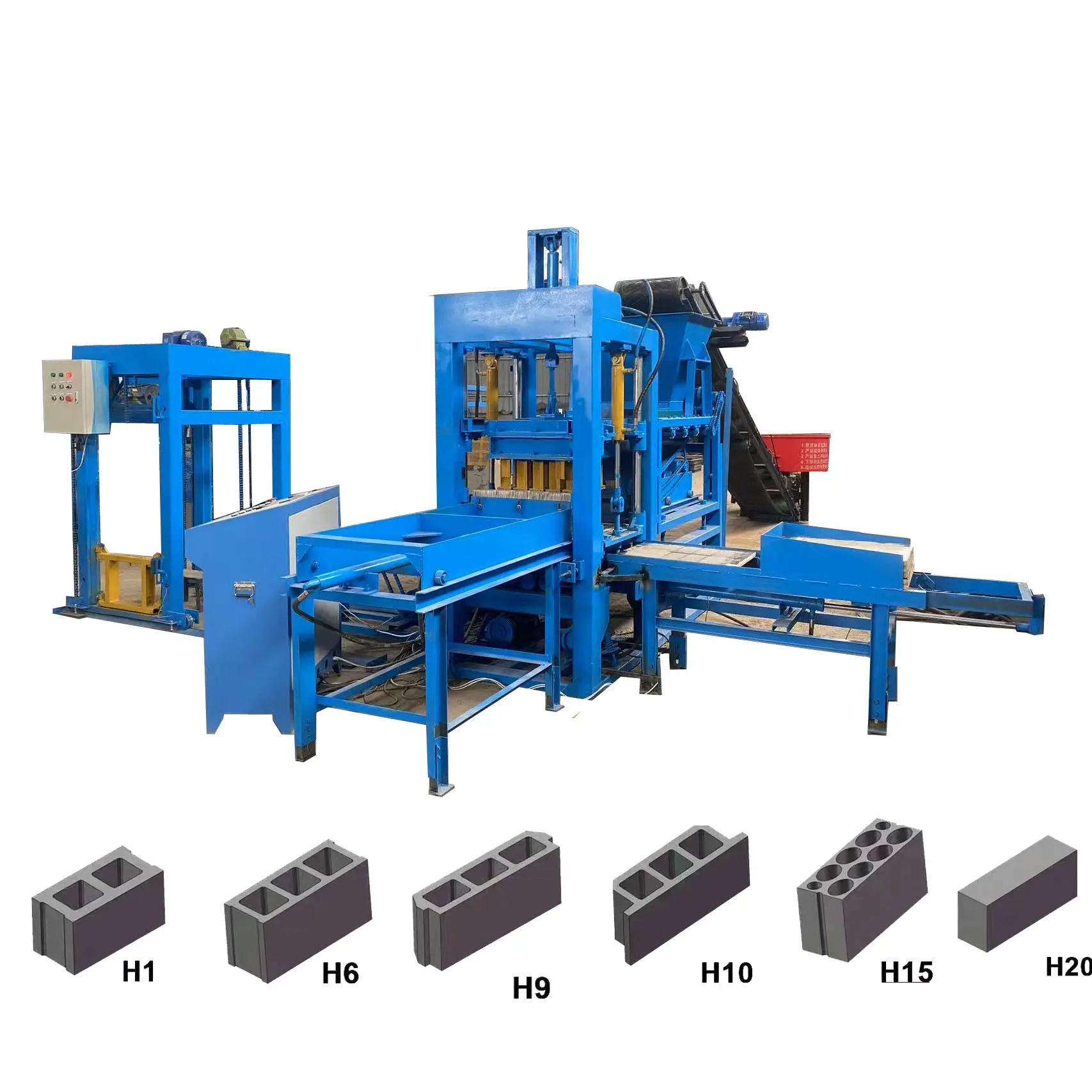 Full-Automatic Hydraulic Driven Vertical Synchronous Vibration Fly Ash Bricks Making Machine Core Component Engine Cement Raw