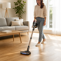 Aspirateur sans fil transfrontalier pour usage domestique, haute aspiration 20 000 Airwatts, performance puissante, portable
