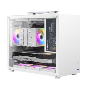 <span class=keywords><strong>Cross</strong></span> Border Conveniente Mini MATX Gaming Desktop Case Vidrio templado Handheld Torre pequeña ATX Factor de forma Nuevo producto - Product Image 2