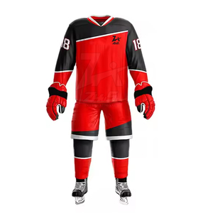 Uniforme de hockey sur glace personnalisé de haute qualité vêtements de hockey sur glace respirants à séchage rapide uniforme de hockey sur glace - Product Image 2