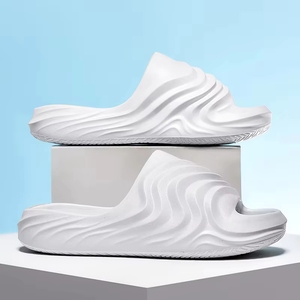 New Style 40-45 Size Summer Breathable Open Toe Eva Thick Soft Sole Non-Slip Light Casual Outdoor Beach Men Wear <b>Slippers</b> - Product Image 5