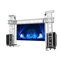 Estructura de aluminio para iluminación de escenarios, tipo poste, para cabina de DJ