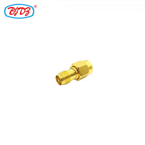Adaptateur coaxial RF plaqué <span class=keywords><strong>or</strong></span> à polarité inversée SMA mâle vers RP SMA femelle, <span class=keywords><strong>en</strong></span> stock, conforme ROHS, fourni par <span class=keywords><strong>l</strong></span>'usine - Product Image 3