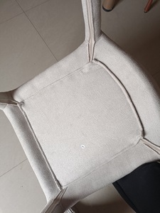 <span class=keywords><strong>Chaise</strong></span> individuelle en tissu lin moderne pour salon et chambre à coucher, vente directe d'usine, succès commercial garanti - Product Image 5